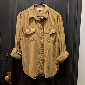 Alex Mill Field Shirt in Fine Wale Corduroy Size Large